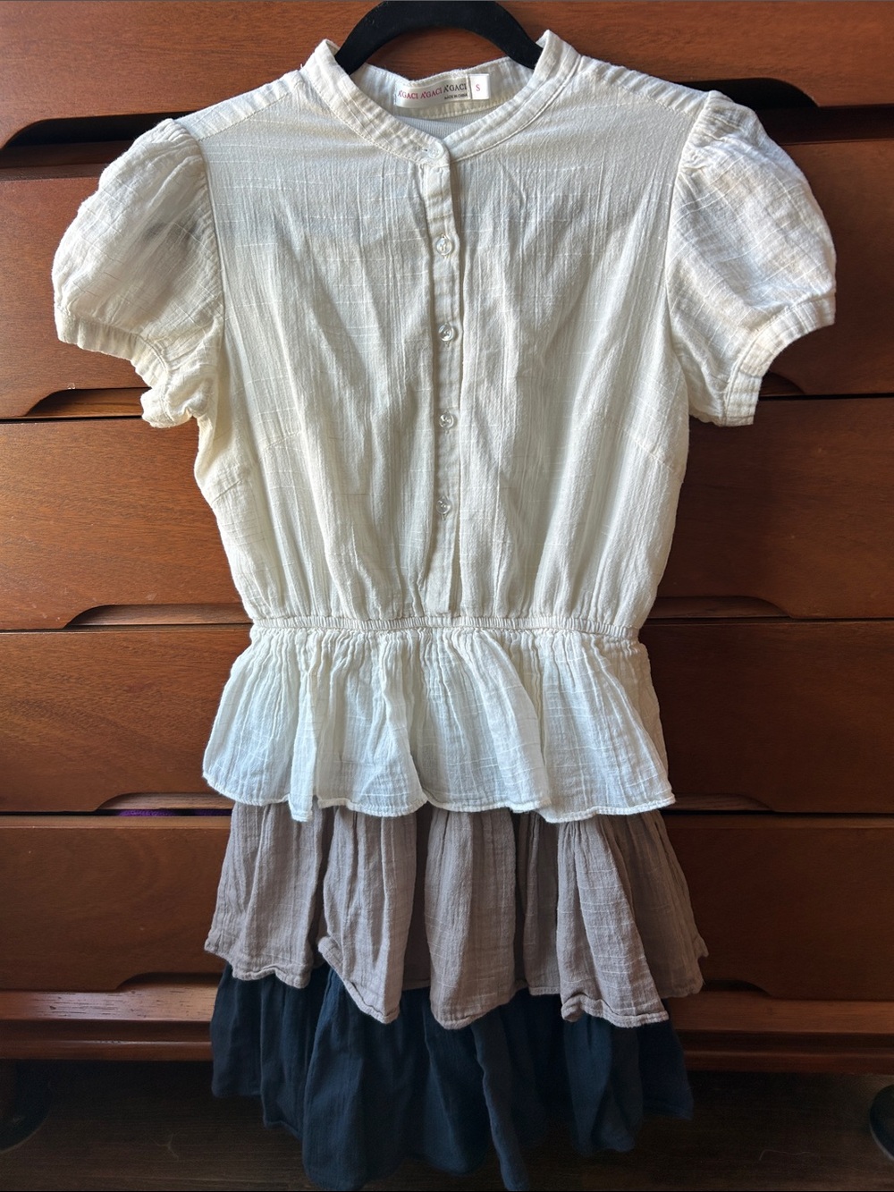 A’GACI Cotton Layered Top